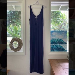 Acacia Sardinia Dress in Blackberry, size M